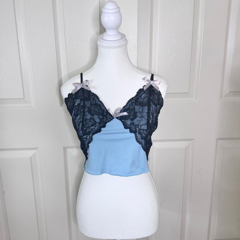 No-brand Women's Blue and Black Blouse